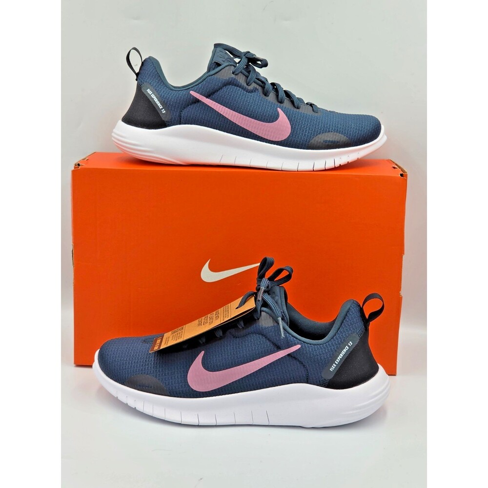 Nike Flex Experience Run 12 DV0746 401 Women 9 Men 7.5 Navy Plum NIB